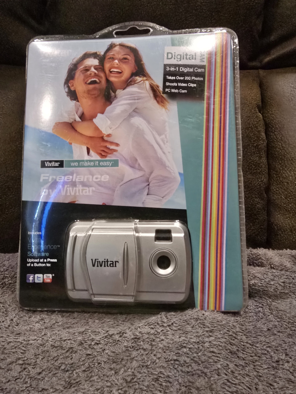Vivitar Silver Freelance Digital Camera - Compact Point-and-Shoot